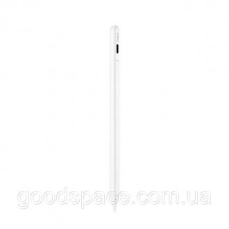 Стилус HOCO Smooth GM102 для iPAD, белый. Дніпро. фото 1 Стилус HOCO Smooth GM102 для iPAD, белый. Дніпро. фото 1