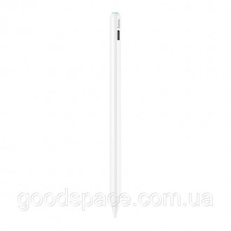 Стилус HOCO Smooth GM107 для iPad, белый. Дніпро. фото 1 Стилус HOCO Smooth GM107 для iPad, белый. Дніпро. фото 1
