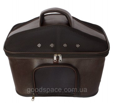 Сумка - переноска для кошек и собак 50x35x35 CosmoPet CP-34 Dark Brown. Днепр. фото 1 Сумка - переноска для кошек и собак 50x35x35 CosmoPet CP-34 Dark Brown. Днепр. фото 1