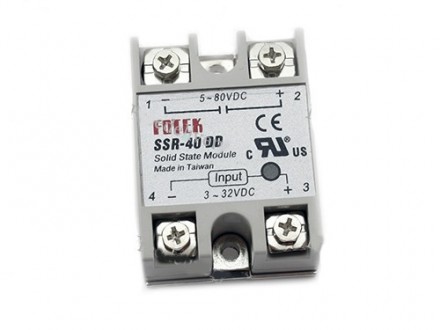 Однофазное твердотельное реле SSR-40DD 40А DC-DC. Бровары. фото 1 Однофазное твердотельное реле SSR-40DD 40А DC-DC. Бровары. фото 1
