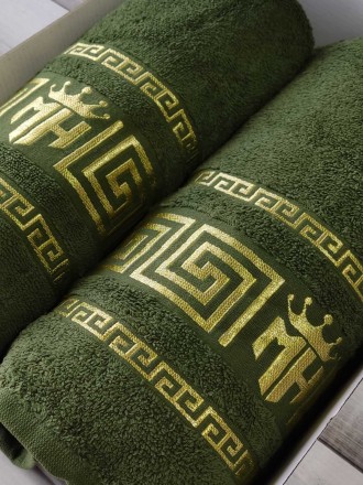 Moz versace yesil 2в1подарунковий набір рушників.. Одесса. фото 1 Moz versace yesil 2в1подарунковий набір рушників.. Одесса. фото 1
