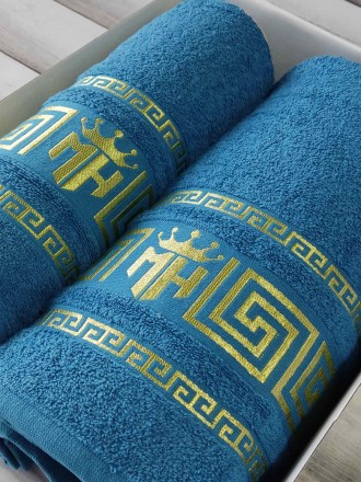 Moz versace blue 2в1подарунковий набір рушників.. Одесса. фото 1 Moz versace blue 2в1подарунковий набір рушників.. Одесса. фото 1