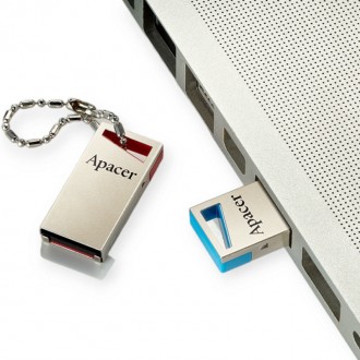 USB-флеш-накопичувач 2.0 32Gb AH112 mini метал red Apacer. Чернігів. фото 1 USB-флеш-накопичувач 2.0 32Gb AH112 mini метал red Apacer. Чернігів. фото 1