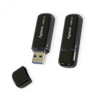 USB-флеш-накопичувач 3.0 64Gb AH355 black Apacer. Чернігів. фото 1 USB-флеш-накопичувач 3.0 64Gb AH355 black Apacer. Чернігів. фото 1