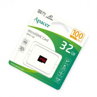 Карта пам'яті microSDHC 32Gb class 10 Apacer до R100MB, s. Чернігів. фото 1 Карта пам'яті microSDHC 32Gb class 10 Apacer до R100MB, s. Чернігів. фото 1