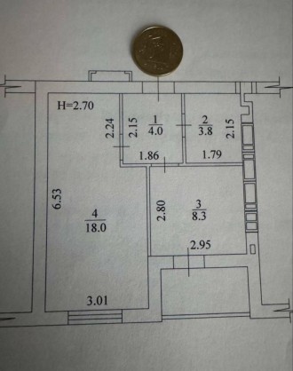 0093-МЛ Продам 1 кімнатну квартиру 37м2 в новобудові ЖК Гідропарк
Борткевича 5
П. Журавлевка. фото 8