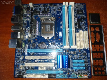 В наличии Комплект материнка gigabyte q57m-us2h+ i5 760+ddr3 8gb. Одесса. фото 1 В наличии Комплект материнка gigabyte q57m-us2h+ i5 760+ddr3 8gb. Одесса. фото 1