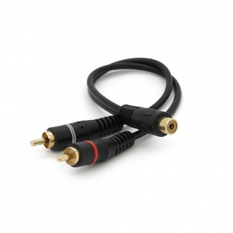 Кабель RCA (мама) => 2хRCA (папа), CU, круглый, Black, 0,2м, (Пакет) Q250. Кривий Ріг. фото 1
Кабель RCA (мама) => 2хRCA (папа), CU, круглый, Black, 0,2м, (Пакет) Q250. Кривий Ріг. фото 1