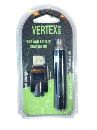 Вейп-ручка Vertex Vape Battery для картриджів CBD,КБД рідин. . фото 4 Картридж у комплект не входить!!!!
Ручка з акумулятором для вейпінгу: оптимальне. . фото 4