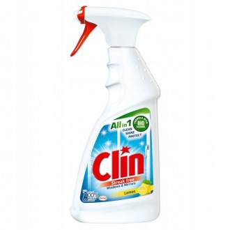 Засіб для чищення скла Спрей Clin Streak free Windows&Mirrors All in One Lemon К. Ужгород. фото 1 Засіб для чищення скла Спрей Clin Streak free Windows&Mirrors All in One Lemon К. Ужгород. фото 1