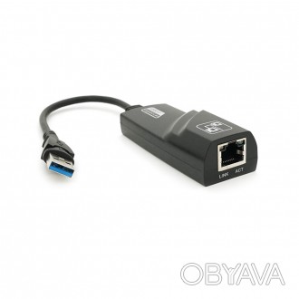 Контроллер USB 3.0 to Ethernet - Сетевой адаптер 10/100/1000Mbps с проводом, Bla