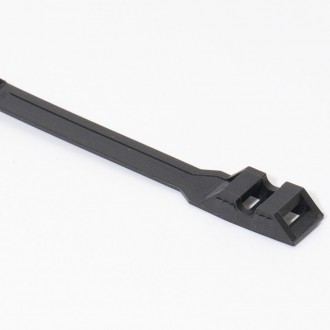Стяжка кабельна (хомут) пластикова посилена 9х300 чорна (100 шт) TAKEL. Дніпро. фото 1
