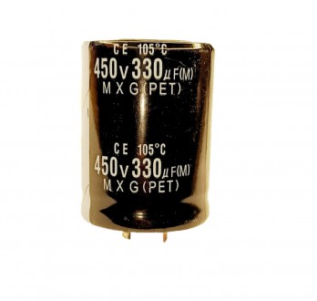 Конденсатор 450V 330UF 30×45 мм. Дніпро. фото 1 Конденсатор 450V 330UF 30×45 мм. Дніпро. фото 1