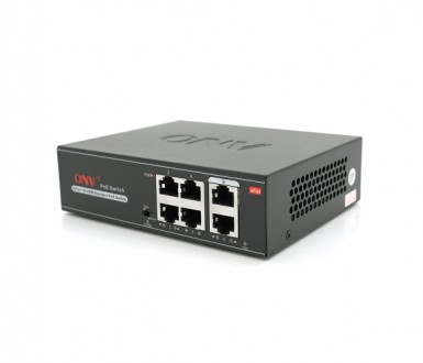 4х портовый PoE коммутатор ONV-H1064PLS, 4хРоЕ 100 Мбит + 2х100 Мбит до 250м, IE. Днепр. фото 1 4х портовый PoE коммутатор ONV-H1064PLS, 4хРоЕ 100 Мбит + 2х100 Мбит до 250м, IE. Днепр. фото 1