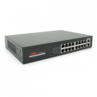 16ти портовый PoE комутатор ONV-H1016PLS 16 портов РоЕ 100 Мбіт + 2 Uplink 1000 . Днепр. фото 1 16ти портовый PoE комутатор ONV-H1016PLS 16 портов РоЕ 100 Мбіт + 2 Uplink 1000 . Днепр. фото 1