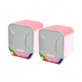 Колонки Fantech 2.0 USB GS202 SAKURA EDITION, Pink, Color Box. Дніпро. фото 1 Колонки Fantech 2.0 USB GS202 SAKURA EDITION, Pink, Color Box. Дніпро. фото 1