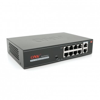 8ми портовый PoE коммутатор ONV-H1108PLS, 8хРоЕ 100 Мбит + 2х100 Мбит до 250м, . Днепр. фото 1 8ми портовый PoE коммутатор ONV-H1108PLS, 8хРоЕ 100 Мбит + 2х100 Мбит до 250м, . Днепр. фото 1
