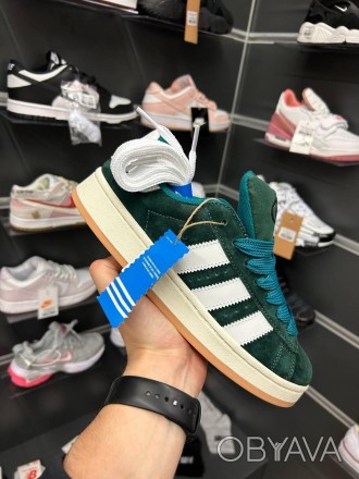 Кросівки Adidas Campus Green White 44, Кроссовки