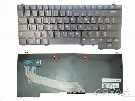 Клавиатура для ноутбуков Dell Latitude E5440 Series черная RU/US