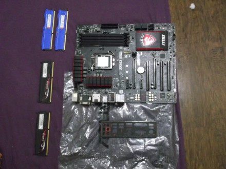 MSI z97 gaming ( intel core 4670k )( f3-2400c11d-8gsr )( hx318c10f\4 ). Корець. фото 1 MSI z97 gaming ( intel core 4670k )( f3-2400c11d-8gsr )( hx318c10f\4 ). Корець. фото 1