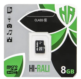 РОЗПРОДАЖ! Картка пам'яті HI-RALI micro SDHC 8 GB class 10 (без адаптерів). Одеса. фото 1 РОЗПРОДАЖ! Картка пам'яті HI-RALI micro SDHC 8 GB class 10 (без адаптерів). Одеса. фото 1