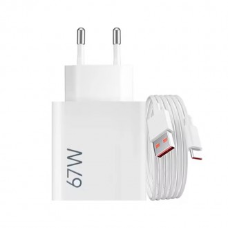 Быстрая USB зарядка QC4.0, 5-20V, 3-6,2A, макс. мощность 67 Ватт + USB кабель 1м. Киев. фото 1 Быстрая USB зарядка QC4.0, 5-20V, 3-6,2A, макс. мощность 67 Ватт + USB кабель 1м. Киев. фото 1