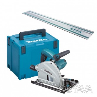 РОЗПРОДАЖ! Професійна ручна заглибна дискова пила Makita SP 6000J : 1300 Вт, 165