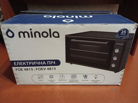 Піч електрична Minola FOEV 4815 WH. Київ. фото 1 Піч електрична Minola FOEV 4815 WH. Київ. фото 1