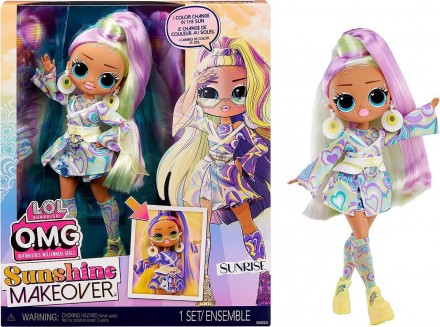 Уцінка лялька лол Санрайз LOL Surprise OMG Sunshine Color Change Sunrise Fashion Doll. Тернопіль. фото 1 Уцінка лялька лол Санрайз LOL Surprise OMG Sunshine Color Change Sunrise Fashion Doll. Тернопіль. фото 1
