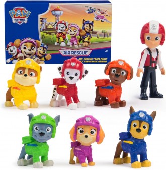Набір 7 фігурок щенячій патруль Paw Patrol: Air Rescue Toy Figures Gift Pack. Тернопіль. фото 1 Набір 7 фігурок щенячій патруль Paw Patrol: Air Rescue Toy Figures Gift Pack. Тернопіль. фото 1