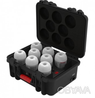 Набір смарт лампочок Aputure Accent B7C8 Light Kit RGB Charging Case (AACB7C8KIT. . фото 1