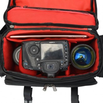 Сумка для фототехники Caden D13
Сумка для фототехники Caden D13 изготовлена из п. . фото 6