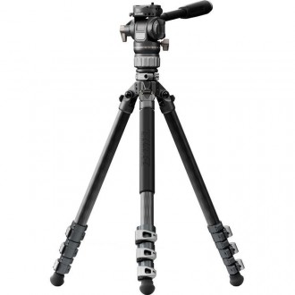 Штатив Tilta Travel Video Fluid Head with 3-Stage Carbon Fiber Tripod Legs (Gray. Киев. фото 1 Штатив Tilta Travel Video Fluid Head with 3-Stage Carbon Fiber Tripod Legs (Gray. Киев. фото 1