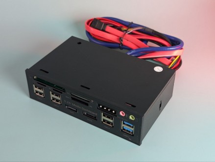 Багатофункціональна 5,25 передня панель для ПК Addap 525E | USB 2.0. Ивано-Франковск. фото 1 Багатофункціональна 5,25 передня панель для ПК Addap 525E | USB 2.0. Ивано-Франковск. фото 1