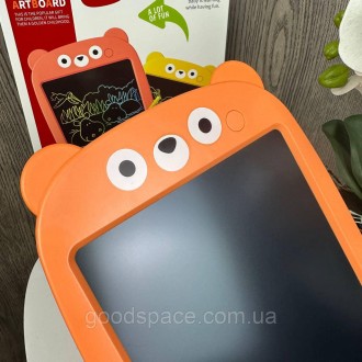 Детский планшет доска для рисования lcd Медведь, планшетка для художества мишка . . фото 6