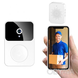 Умный дверной звонок Doorbell M9 Видеодомофон беспроводной с камерой Wi-Fi, дат