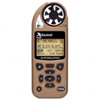 Метеостанція Kestrel 5700X Elite Applied Ballistics & Bluetooth. Колір - TAN (пісочний). Суми. фото 1 Метеостанція Kestrel 5700X Elite Applied Ballistics & Bluetooth. Колір - TAN (пісочний). Суми. фото 1