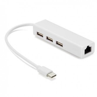 Хаб-конвертор Type-C to Ethernet Сетевой адаптер 10/100Mbps с проводом + 3. Кривий Ріг. фото 1
Хаб-конвертор Type-C to Ethernet Сетевой адаптер 10/100Mbps с проводом + 3. Кривий Ріг. фото 1