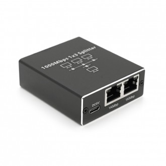 Активный RJ45 сплитер 1=>3 порта, поддерживает 1000Mbps, with Type-C power. Кривий Ріг. фото 1
Активный RJ45 сплитер 1=>3 порта, поддерживает 1000Mbps, with Type-C power. Кривий Ріг. фото 1