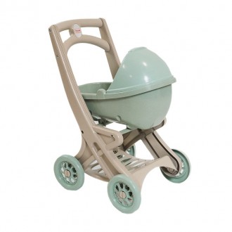 Детская коляска для кукол с люлькой Doloni 0121/01eco игрушечная, Бирюзовый. Киев. фото 1