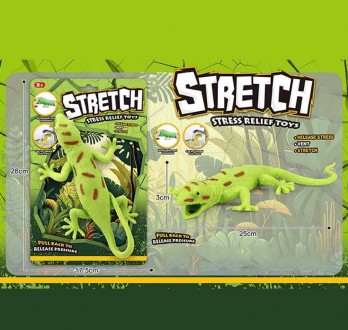 Тягучка 5050-36 (144/2) ЦІНА ЗА 1 ШТУКУ, "Ящірка&rdquo;, пінопластові кульки, на листі. Одесса. фото 1