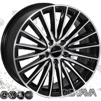 Диски литые R18 PCD5x112 ZW BK5909 BP ET40 DIA66, 6 7, 5j Киев, фото 1