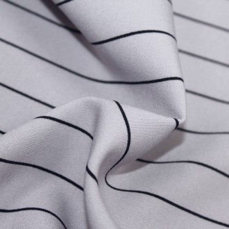 Креп костюмка барбі  смужка на білому фоні. Одеса. фото 1