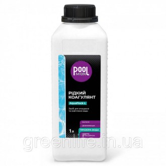 Засіб для очищення та освітлення води коагулянт Poolman AquaFlock L, 1л. Київ. фото 1 Засіб для очищення та освітлення води коагулянт Poolman AquaFlock L, 1л. Київ. фото 1