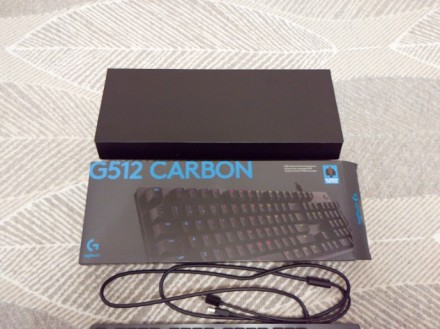 Клавіатура дротова механічна Logitech G512 Carbon Lightsync GX Brown. Кременчук. фото 1 Клавіатура дротова механічна Logitech G512 Carbon Lightsync GX Brown. Кременчук. фото 1
