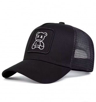 Кепка Тракер Плюшевый мишка (Тедди, Teddy Bear, медведь) с сеточкой Черный, Унис. Днепр. фото 1 Кепка Тракер Плюшевый мишка (Тедди, Teddy Bear, медведь) с сеточкой Черный, Унис. Днепр. фото 1