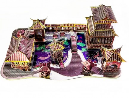 Металлический 3D-пазл Сады Сучжоу цветные. Винница. фото 1 Металлический 3D-пазл Сады Сучжоу цветные. Винница. фото 1