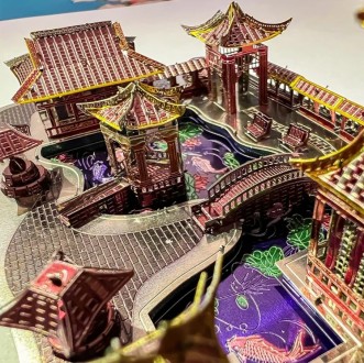 Металлический 3D-пазл Сады Сучжоу цветные. . фото 6
Металлический пазл 3D модель Сады Сучжоу цветные.
Размер собранной модели - 10. . фото 6