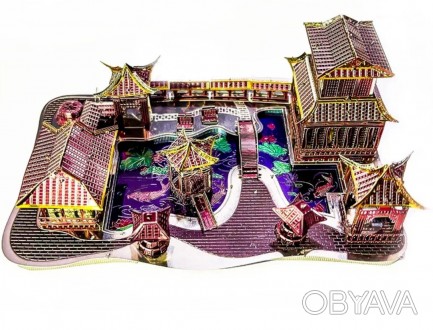 Металлический 3D-пазл Сады Сучжоу цветные. . фото 1
Металлический пазл 3D модель Сады Сучжоу цветные.
Размер собранной модели - 10. . фото 1