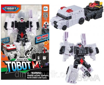 Игрушка Трансформер Тобот мини М 5ый сезон Спасатели. Скорая. TOBOT S5 Rescue Mi